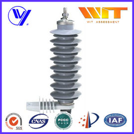 Giá tốt Bộ thu sét điện tử Polyme Polyme 24 KV màu xám MOA được sử dụng trong trạm biến áp trực tuyến