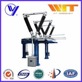 Giá tốt Công tắc ngắt kết nối trạm biến áp nối đất đôi điện áp cao Ba pha Cấu trúc đơn giản 126KV trực tuyến