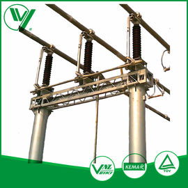 Giá tốt Công tắc ngắt kết nối điện áp cao ba cực gắn ngoài trời với tấm đế thép 126KV trực tuyến